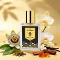 Profumo floreale Afterbee 30ml da donna con elegante logo ape, tappo dorato e miele - AFTERBEE (DZ320)