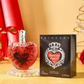 Acqua profumata da 100 ml a forma di cuore rosso con tappo a corona e scatola - 100ml / Cuore Rosso (LU1002)