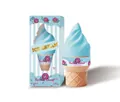 Flacone di profumo a forma di gelato azzurro alla vaniglia e donut 100ml con scatola - Ciambella alla Vaniglia (IC111) / 100ml