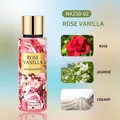 Long-lasting 250ml Rose Vanilla scented body spray for women with jasmine notes - Rose Vanilla (NA25002) / 250ml Size / Pink