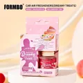 FORMBO Auto-Lufterfrischer zum Aufhängen mit 8 ml rosa Donut-Parfümflasche und Box - 8ml / Traumhafte Leckereien (FBCZ105)
