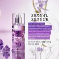 Spray corporal fragante floral y frutal de 88 ml de larga duración para mujer en frasco púrpura - Seducción Sensual