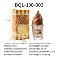 Long lasting Chocolate and Milk gourmet perfume 100ml with ice cream shaped bottle - Chocolate Milk Scent (BQL-100-003) / 50ml