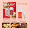 Gourmand fragrance gift set featuring Hot Pancake body mist and perfume oil bottles - Hot Pancake (604-SET) / 60ML+10ML / Red