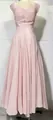 Elegant pink pleated maxi dress with sweetheart neckline and ruched bodice details - 3XL / Dresses / Pink