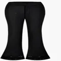 Pantalones de campana negros clásicos de los 70 para hombre disfraz de escenario - S / Bottoms / Negro