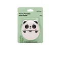 Panda shaped portable soap paper sheets with lemon scent 50pcs for travel - 50 Pieces / Yellow (Lemon)