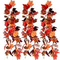 180 cm kunstmatige esdoornblad slinger voor Thanksgiving en Kerstmis decoratie - Multicolor Style Q