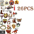 26-piece set of Western Cowboy embroidery patches for DIY clothing decoration and hats - 26 Pieces Style A (X11BM-262-YT) / Set of 26