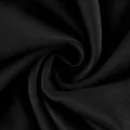 Gros plan détaillé de la texture du tissu en tricot noir pour pantalons de loisirs femmes - S / Bas / Noir