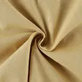Close-up macro view of beige cotton linen fabric texture with natural weave details - S / Top And Bottom / Khaki