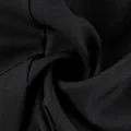 Hoge resolutie close-up van zwarte getextureerde stof van hoge kwaliteit met weefdetails - S / Tops / Zwart