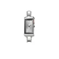 Elegante zilverkleurige rechthoekige horlogekop voor een DIY modulaire dameshorloge - Alleen Horlogekop (watch315) / Zilveren Wijzerplaat (Zilver)