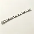 Aanpasbare Italiaanse modulaire bedelarmband met gegraveerde P-letter schakels - Letter P / Set van 18