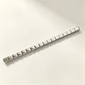 Italiaanse bedelarmbandschakel van zilverkleurig roestvrij staal met de letter Z - Letter Z / Set van 18