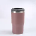Gobelet isotherme 14oz en acier inoxydable double paroi pour bière couleur vieux rose - 14oz / Café A