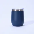 Gobelet isotherme bleu marine de 360 ml en acier inoxydable 304 avec double paroi - 360ml / Bleu Marine