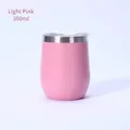 Light pink 360ml double-walled vacuum insulated eggshell cup made of 304 stainless steel - 360ml / Sakura Pink
