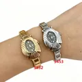 Gold and silver flying fish shaped quartz wristwatches for couples with metal bands - Flying Fish Style Black Dial (5452) / Gold
