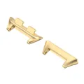 Gold stainless steel watch band connector DIY metal adapter for smartwatches - 22mm to 12mm Band Adapter / 2-Piece Set / Gold