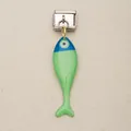 Charme de poisson vert et bleu pour bracelets à maillons DIY modulaires en acier - Blue & Green Gradient Fish (5)