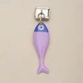 Breloque modulaire poisson violet et bleu pour bracelet italien en acier inoxydable - Poisson Style Œil Maléfique Bleu et Violet (7)