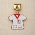 Italienischer Anhänger in Form eines medizinischen Kasacks für goldene DIY Armbänder - Krankenschwesteruniform-Stil (4)