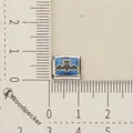 Halloween black bat design stainless steel Italian modular charm bead for DIY bracelets - Bat Pattern (3)