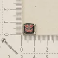 Halloween themed stainless steel Italian charm with evil pumpkin face for DIY bracelet - Pumpkin Smile (7)