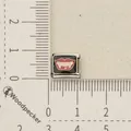 Halloween vampire teeth design stainless steel Italian charm bead for DIY link bracelet jewelry - Vampire Lips (8)