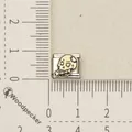 Halloween skull Italian charm link in stainless steel for DIY modular bracelet - Skull Head (10)