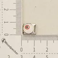 Halloween theme creepy eyeball modular charm link for stainless steel Italian bracelet - Red Eyeball (14)