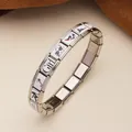 Italienisches Modulares Charm-Armband aus Edelstahl mit modischen Illustrationen - Fashion Girl Muster (4)