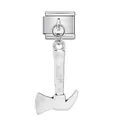 Charme de bracelet modulaire italien avec un pendentif hache en acier inoxydable - Style Pendentif Hache (ICG881) / 5 Pièces/Paquet