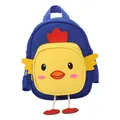 Blue cartoon chick children's backpack for toddlers and kindergarten kids - Chicken Pattern / Blue