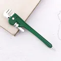 Creative pipe wrench-shaped ballpoint pen with green handle and magnetic tip feature - Green Pipe Pliers Shape