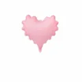20-Zoll rosa wellenförmiger herzförmiger Ballon für Neujahr und Party - 20 Zoll Wellenförmiges Herz Rosa