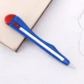 Stylo à bille original en forme de cutter bleu pour étudiants et cadeaux de bureau - Forme de Cutter Bleu