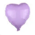 Globo romántico de corazón lavanda para decoraciones de fiesta de Año Nuevo 2026 - Corazón / Púrpura