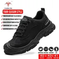 Durable black safety work shoe featuring puncture-proof and anti-smash protection - 36 / 2271 All-Season Anti-smashing Puncture-resistant / Black