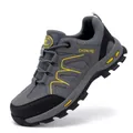 Zapatos de seguridad grises transpirables con entresuela de Kevlar resistente a pinchazos - 37 / Estilo Cuatro Estaciones (8835) / Gris