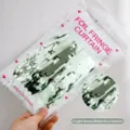 Light green glossy foil fringe curtain for party backdrop decoration, 1x2m size. - 1mx2m / Bright Light Green