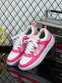 Zapatillas de plataforma rosa y blanco con suela blanda y estilo casual con cordones. - 38 / Blanco Rosa Fucsia