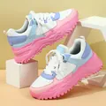 Chunky platform sneakers for women in stylish pastel pink, blue, and purple mix - 38 / White Pink Moon