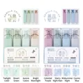 Complete set of Nebula Color glitter highlighters with 8 soft pastel shades for art - New Moon + Bubble Nebula (8 Pcs) / 8Pcs Set