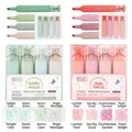 Glitter highlighter pen set with 8 aesthetic colors for journaling and creative art - Bubble + Rose Nebula (8 Pcs) / 8Pcs Set