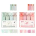 Glitter highlighter pen set with 8 aesthetic colors for journaling and creative art - Bubble + Rose Nebula (8 Pcs) / 8-Piece Set