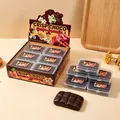 Gedetailleerd overzicht van de Crisp Choco squishy speelgoedset met chocoladethema. - Grote Chocoladereep / Chocolade