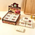 Witte chocoladereep squishy speelgoed in transparante opbergdoos. - Witte Grote Chocolade Blok / Wit