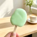 Giocattolo squishy a forma di ghiacciolo verde menta per alleviare lo stress - Stile gelato croccante / 1 Pezzo / Verde